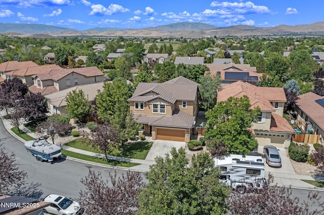 7121 Jermann Dr, Sparks, NV 89436 - aerial perspective of suburban area featuring a mountainous background