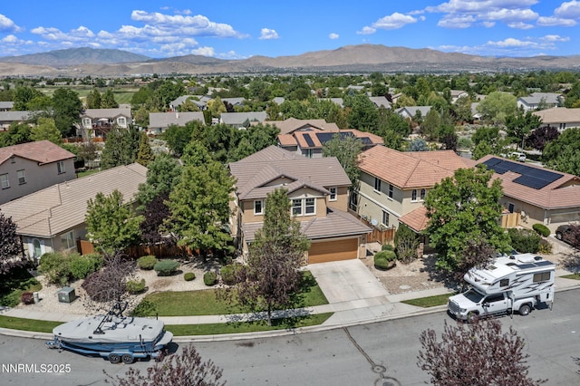 7121 Jermann Dr, Sparks, NV 89436 - aerial perspective of suburban area featuring a mountainous background