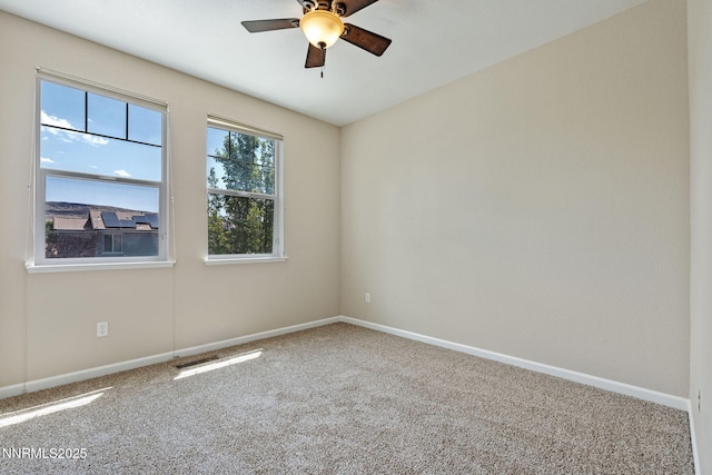 7121 Jermann Dr, Sparks, NV 89436 - carpeted empty room with ceiling fan and baseboards