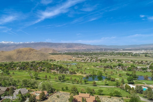 5000 Saint Andrews Dr, Reno, NV 89502 - mountain view with a large body of water and nearby suburban area