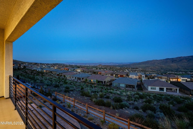 9192 Graycliff Ln, Reno, NV 89523 - balcony featuring a mountain view and a residential view