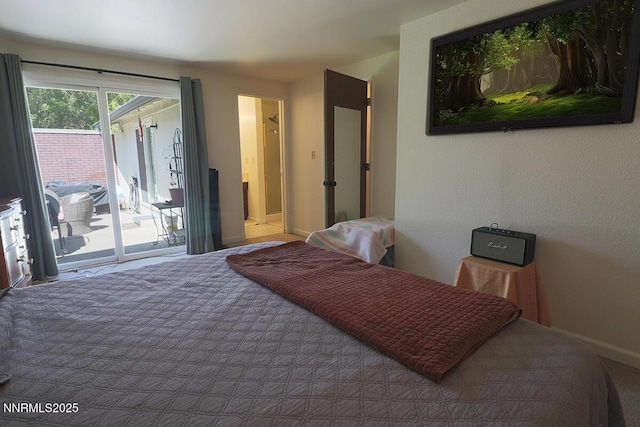 3191 Crescent Ct, Sparks, NV 89431 - carpeted bedroom with access to exterior and baseboards
