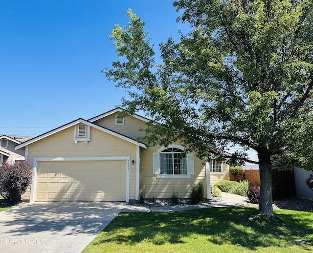 1171 White Oak Loop, Minden, NV 89423 - view of front of property with a garage and concrete driveway