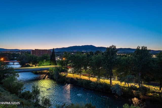745 California Ave, Reno, NV 89509 - water view featuring a mountainous background