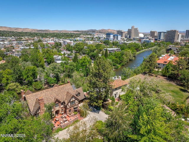 745 California Ave, Reno, NV 89509 - drone / aerial view of a water and mountain view
