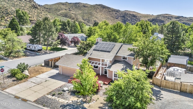 285 Lemming Dr, Reno, NV 89523 - view from above of property with a mountain backdrop