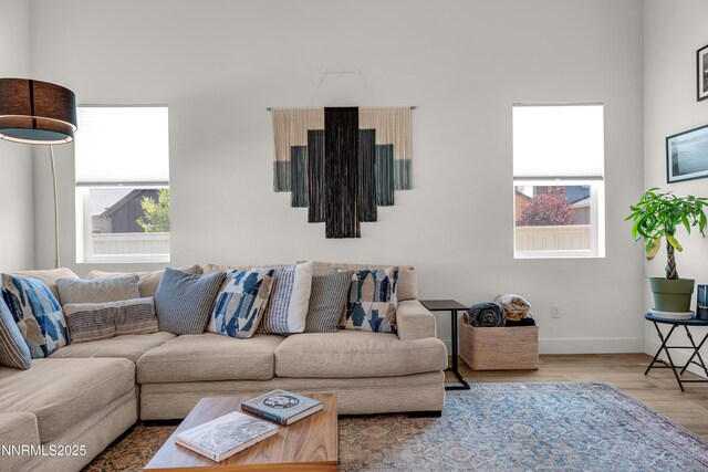 611 Camargue Trl, Reno, NV 89511 - living area featuring wood finished floors and baseboards