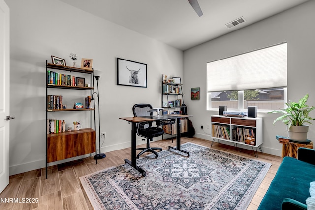 611 Camargue Trl, Reno, NV 89511 - office area with baseboards and wood finished floors