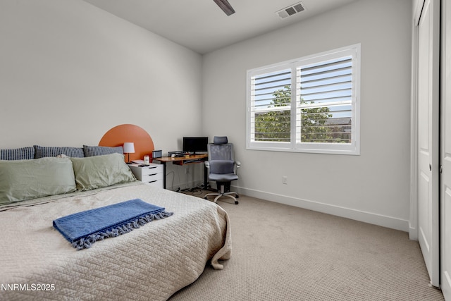 611 Camargue Trl, Reno, NV 89511 - bedroom featuring baseboards, carpet, ceiling fan, and a closet
