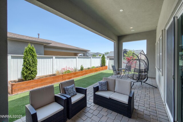 611 Camargue Trl, Reno, NV 89511 - view of patio / terrace featuring an outdoor living space