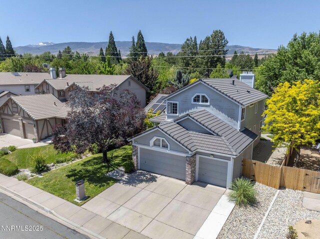 6055 Stonecreek Dr, Reno, NV 89511 - aerial view of a mountain backdrop