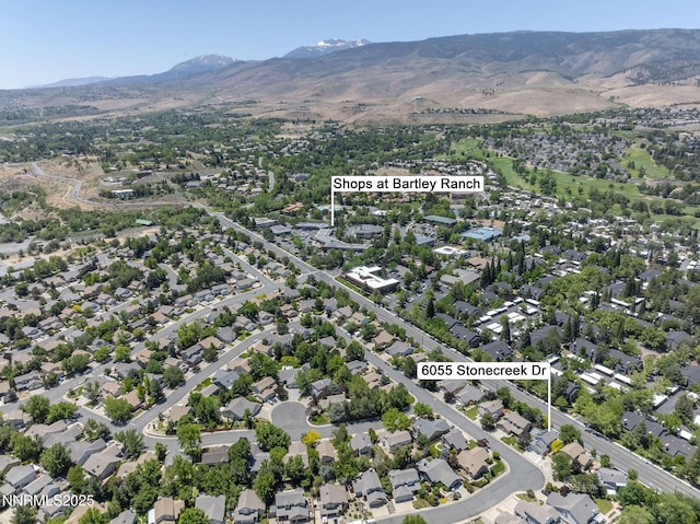 6055 Stonecreek Dr, Reno, NV 89511 - view of property location with mountains