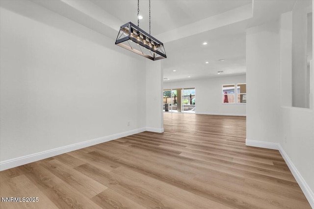 9740 Cardigan Bay Ln, Reno, NV 89521 - unfurnished dining area with recessed lighting and light wood-style flooring