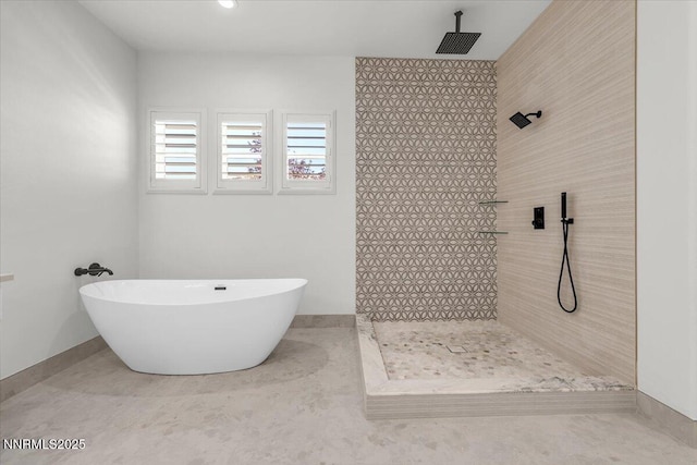 9740 Cardigan Bay Ln, Reno, NV 89521 - full bath with walk in shower and a freestanding bath