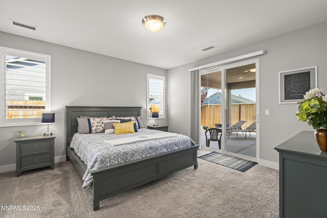 1661 Buttonwillow St, Minden, NV 89423 - carpeted bedroom featuring access to outside and baseboards