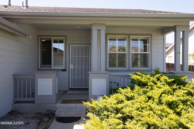 8975 Sorcha St, Reno, NV 89506 - entrance to property with covered porch