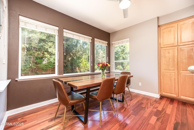 867 Mahogany Dr, Minden, NV 89423 - dining area featuring healthy amount of natural light, wood finished floors, and baseboards