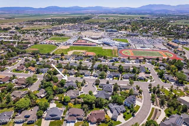 867 Mahogany Dr, Minden, NV 89423 - aerial view of property's location featuring a mountainous background
