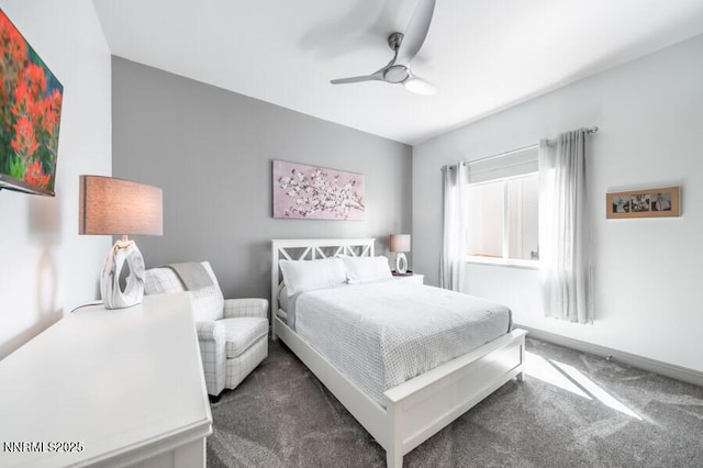 1536 Elk Run Trl, Reno, NV 89523 - bedroom with carpet floors, a ceiling fan, and baseboards
