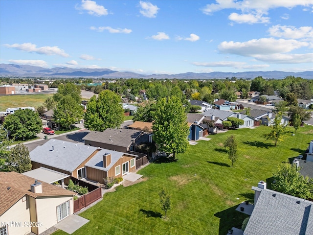 1772 Shamrock Cir, Minden, NV 89423 - aerial perspective of suburban area featuring a mountain backdrop