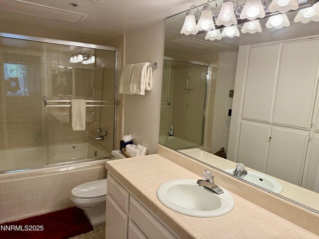 333 Ski Way Unit 274, Incline Village, NV 89451 - full bathroom with toilet, tiled shower / bath, and vanity