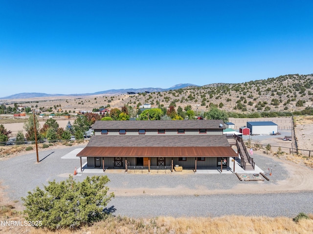 2620 Old Ranch Rd, Gardnerville, NV 89410 - view of front of house with a mountain view