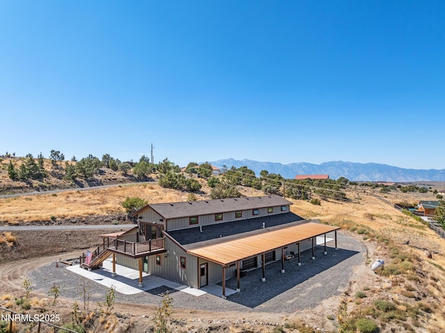2620 Old Ranch Rd, Gardnerville, NV 89410 - overview of rural landscape with a mountain backdrop