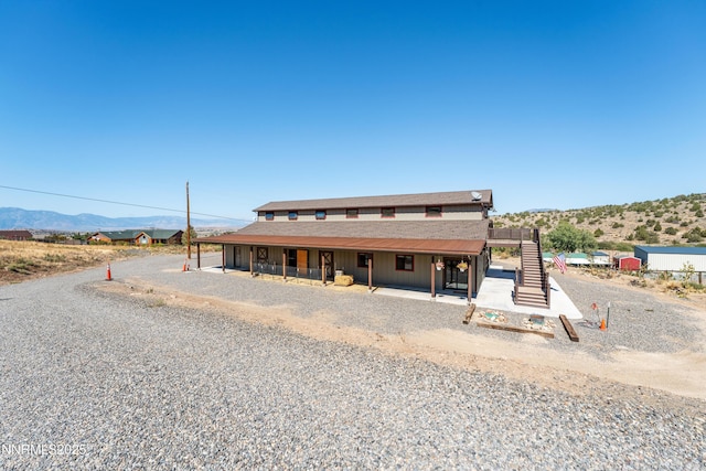 2620 Old Ranch Rd, Gardnerville, NV 89410 - view of front of property with a mountain view