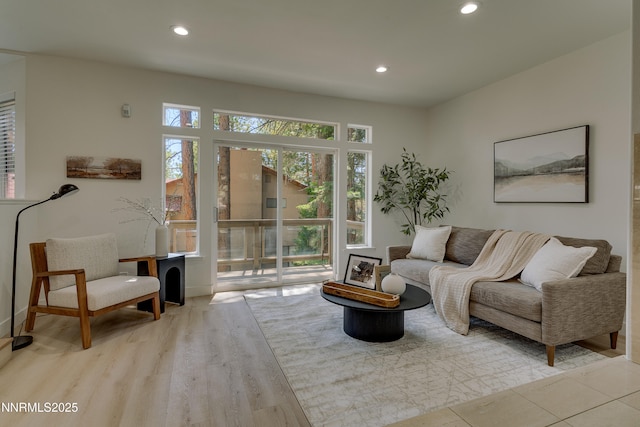 471 Kent Way, Zephyr Cove, NV 89448 - living room featuring healthy amount of natural light, recessed lighting, and wood finished floors