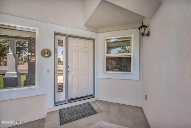 753 Divot Dr, Fernley, NV 89408 - view of exterior entry with stucco siding