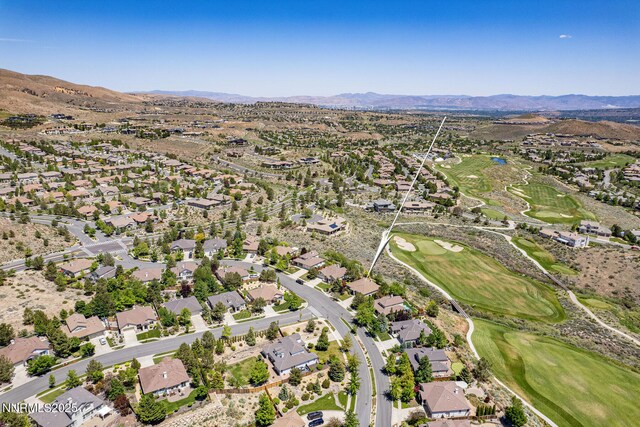 8890 Chipshot Trl, Reno, NV 89523 - view of property location with a mountainous background, nearby suburban area, and a golf club