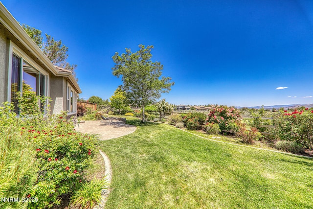 8890 Chipshot Trl, Reno, NV 89523 - view of yard featuring a patio