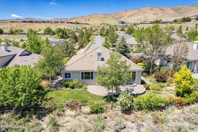8890 Chipshot Trl, Reno, NV 89523 - view from above of property with a mountain backdrop