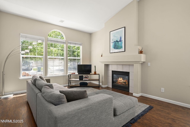 9783 Northrup Dr, Reno, NV 89521 - living room with wood finished floors and a fireplace