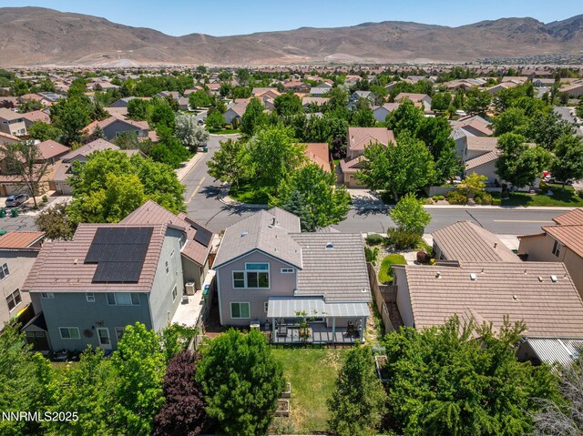 9783 Northrup Dr, Reno, NV 89521 - aerial view of residential area with a mountain backdrop