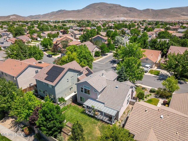 9783 Northrup Dr, Reno, NV 89521 - aerial perspective of suburban area featuring mountains