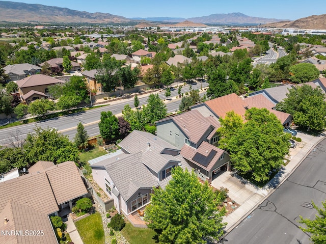 9783 Northrup Dr, Reno, NV 89521 - aerial perspective of suburban area with a mountainous background