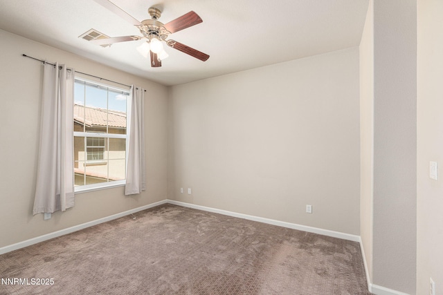1875 Wind Ranch Rd Unit A, Reno, NV 89521 - carpeted empty room featuring ceiling fan and baseboards
