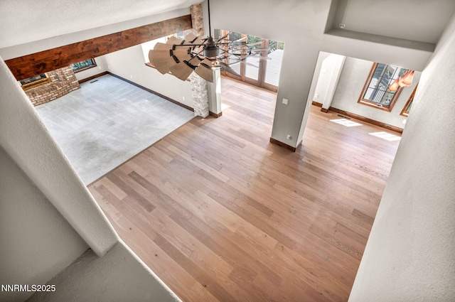 4215 Wild Eagle Ter, Reno, NV 89511 - unfurnished dining area featuring wood finished floors and ornate columns