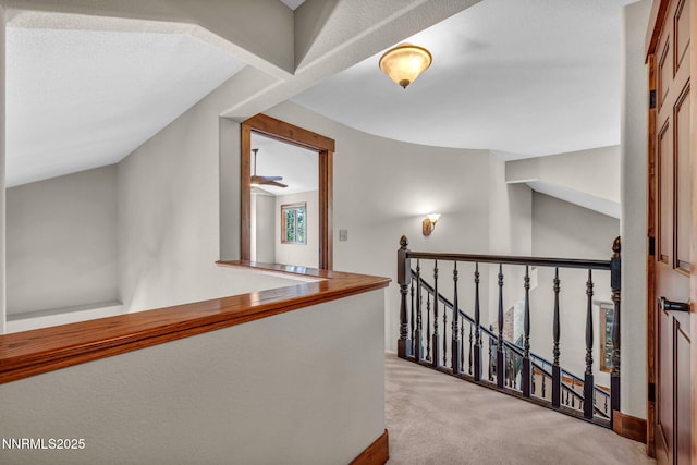4215 Wild Eagle Ter, Reno, NV 89511 - hallway with an upstairs landing and carpet floors