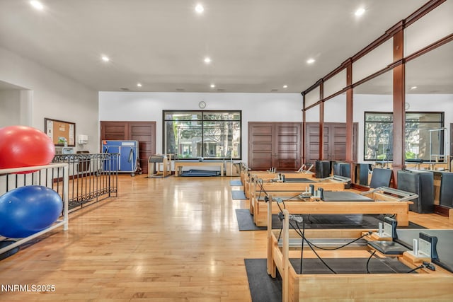 900 S Meadows Pkwy Unit 2623, Reno, NV 89521 - dining space featuring hardwood / wood-style floors and recessed lighting
