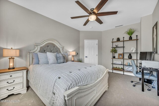 900 S Meadows Pkwy Unit 2623, Reno, NV 89521 - carpeted bedroom with a desk and a ceiling fan
