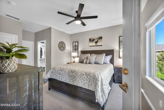 900 S Meadows Pkwy Unit 2623, Reno, NV 89521 - carpeted bedroom with a ceiling fan and baseboards