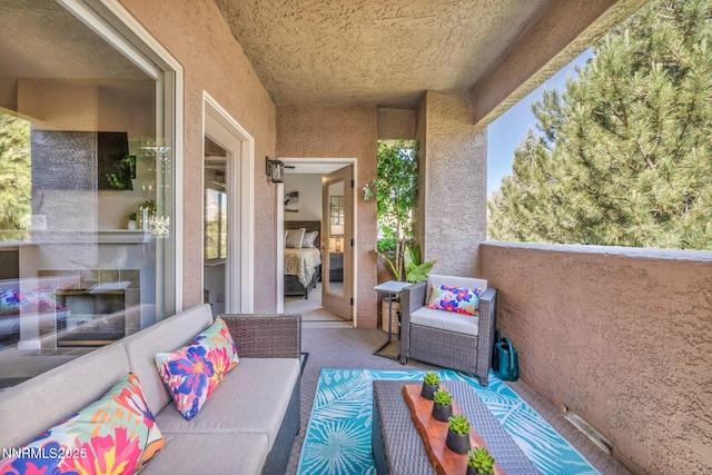 900 S Meadows Pkwy Unit 2623, Reno, NV 89521 - balcony featuring an outdoor hangout area