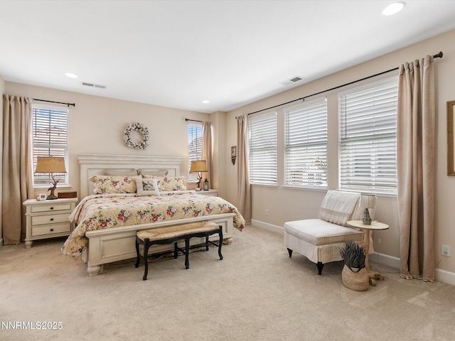 7693 Stone Bluff Way, Reno, NV 89523 - bedroom featuring light colored carpet, baseboards, and recessed lighting