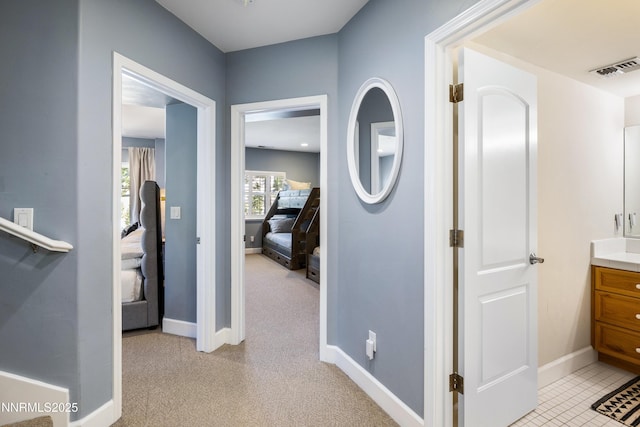 1314 Saint Gallen Ct, Incline Village, NV 89451 - hall featuring baseboards and light carpet