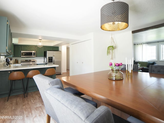 5026 Snowy Mountain Dr, Winnemucca, NV 89445 - dining area featuring light wood-type flooring