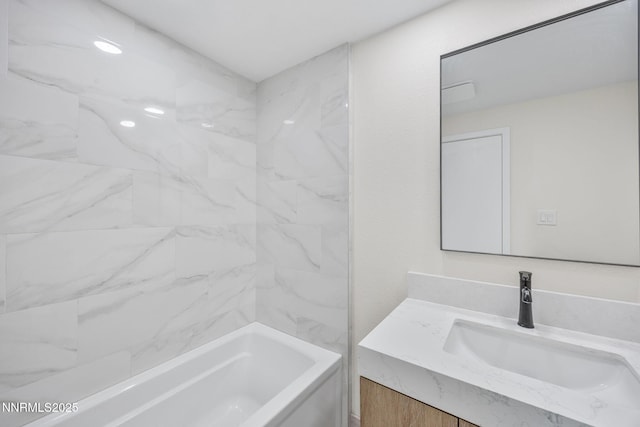 1901 S Marsh Ave, Reno, NV 89509 - bathroom featuring vanity and bathtub / shower combination