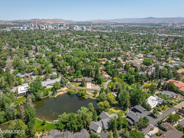 1405 Dartmouth Dr, Reno, NV 89509 - aerial view of property's location featuring a water and mountain view