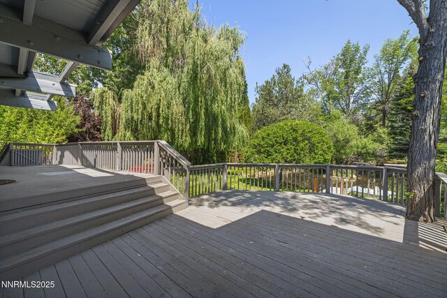 1405 Dartmouth Dr, Reno, NV 89509 - view of wooden deck